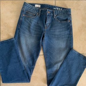 Gap Real Straight jeans. Size 28R